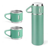 Stainless Steel Thermos Vacuum Flask with 2 Cups