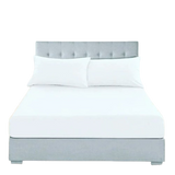 OMAMA Bedsheet Plain White Bedding Set