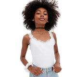 Litty Mart Girls Vest with Lace
