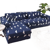Elastic Sofa Cover, Blue Kite Design