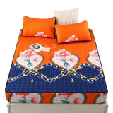 Waterproof Mattress Covers Orange with Rose Flower Design