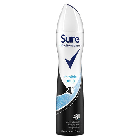 Sure Women Invisible Aqua Anti-Perspirant Spray, 250ml