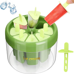 Ice Cream Molds, 8 Pcs Silicone Popsicles