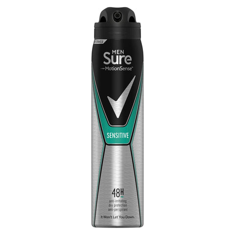 Sure Mens Motionsense Sensitive Anti Perspirant Deodorant 250ml
