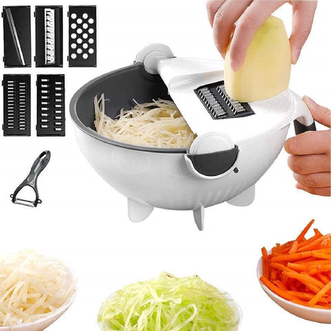 5 in 1 Wet Basket Vegetable Cutter