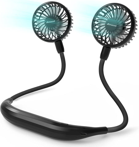Aromatherapy Necklace Portable Fan