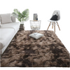 Fluffy Bedroom Carpet Soft Floor Mat Anti-Slip, Brown