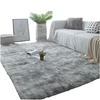 Fluffy Bedroom Carpet Soft Floor Mat Anti-Slip, Ash