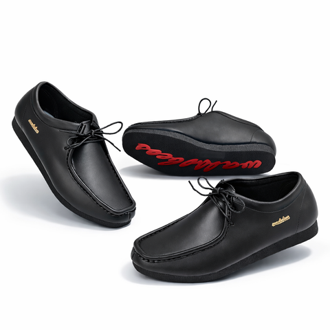 Wallabees Lace-Up Leather Shoe
