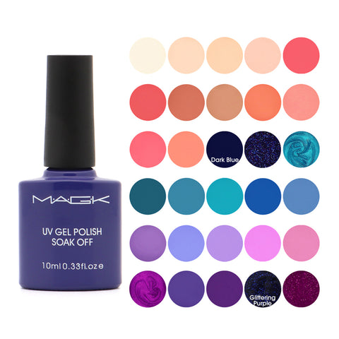 MAGK UV Gel Polish color shades