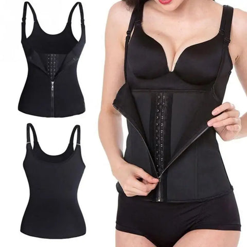 Adjustable Shoulder Strap Waist Trainer Vest