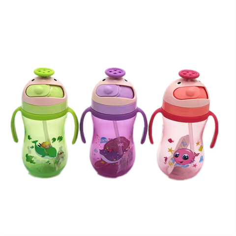 Children's Straw Cartoon Cup