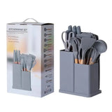 19 Pcs Silicone Cooking Utensils Set with Holder