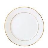 Gold Rim Ceramic Round Plates