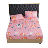 Waterproof Mattress Covers Pink with Nice and Flower