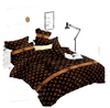 OMAMA Bedsheet Luis Vuitton Brown Stripped Design