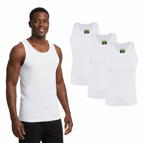 Yarisson 3 in 1 White Singlet Set