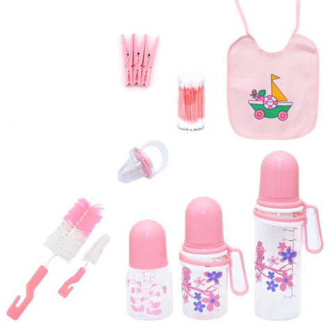7 Pcs Baby Feeding Bottle Gift Sets
