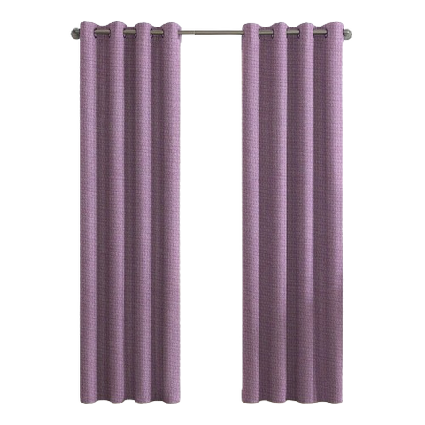 Thick Blackout 100% Chemical Fiber Curtains, Purple