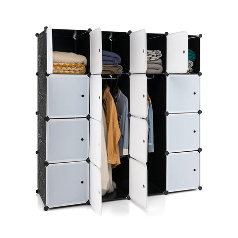 16 Cubes DIY Wardrobe Storage