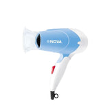 Nova NV-617B Foldable Mini Travel Hair Dryer - 1400 Watts