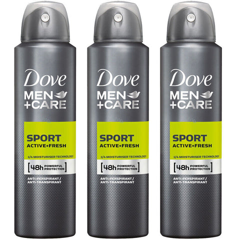 Dove Men Care Sport Active Fresh Antiperspirant Deodorant Spray, 250ml